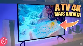 NOVA SAMSUNG CU7700 // o MODELO de TV 4K 🔥MAIS BARATO da EMPRESA!