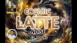 Cosmic Latte Noise for Instant Sleep | 12 Hours | BLACK SCREEN | Tinnitus & Anxiety Relief