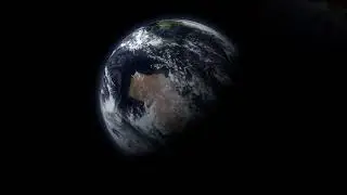 Earth global clouds in a timelapse in space| V2