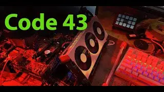 Code 43 Radeon VII, 12x 6700XT, and the Power Island