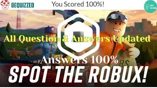 SPOT THE ROBUX! QUIZ ANSWERS 100 % | SPOT THE ROBUX QUIZ - BEQUIZZED