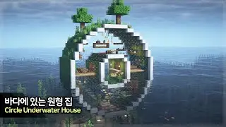 ⛏️ Minecraft Tutorial :: 🌊 Ultimate Circle Underwater House 🏠
