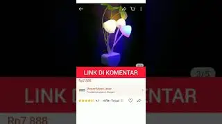 Lampu Tidur Bentuk Jamur