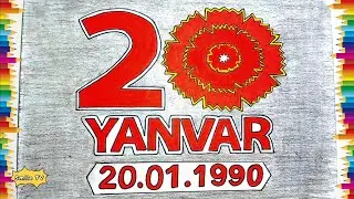 20 yanvar faciəsi / şəkil çəkmək/ rəsm çəkmək