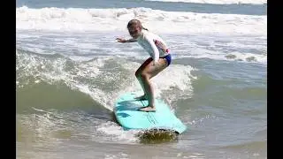 Kids Surfing Lesson with Daytona Beach Ocean Sports 3-27-26