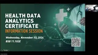 Graduate Certificate in Health Data Analytics: Info Session | UT Dallas Bioengineering