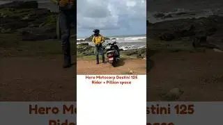 #Hero #Destini125 Rider and Pillion Comfort