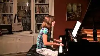 Alina plays Bach half gigue from French Suite