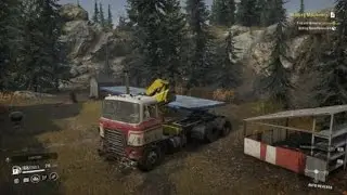 Snow Runner - Using the International Transtar as a semi hauler
