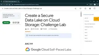 Create a Secure Data Lake on Cloud Storage: Challenge Lab | #qwiklabs | #ARC119 | FORM-3