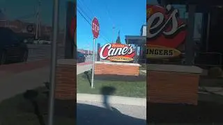 Raising Canes Box Combo With Sauce 🤤 #explorepage #foodie #asmr #mukbang #crunchyasmr