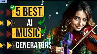 5 BEST FREE AI Music Generators | Free AI Music Tools