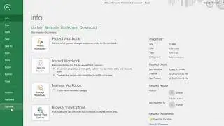 How to use the Auto Recover Feature in excel