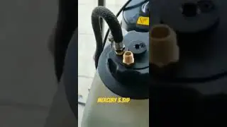 abastecimento pela tampa e a distância no motor Mercury 3.3Hp  #nautica #mercury #yamaha #hidea