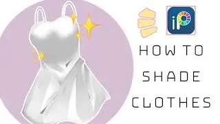 How to shade clothes!! Easy way! | ibispaintX tutorial
