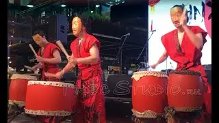 Шоу китайских барабанов / Барабанщиков в китайском стиле - Китайское барабанное шоу 