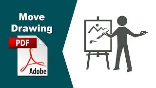 How to move a drawing in a pdf file (comment) using Adobe Acrobat Pro DC