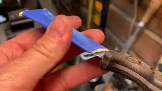 Dressing Up A Sharpening Notch - Part 2 of a Knife Regrind.