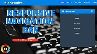 || Responsive Navigation Bar || Creative Responsive Nav || HTML & CSS||