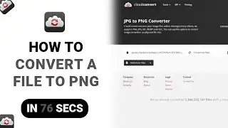How to Convert A File To PNG on Cloud Convert [NEW]