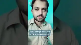 don't change your vibe