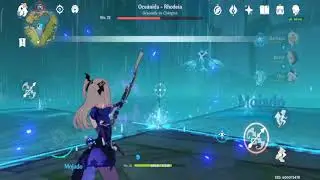 Genshin Impact Derrotando a Oceánida