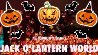🎃Visiting JACK O’LANTERN WORLD🎃