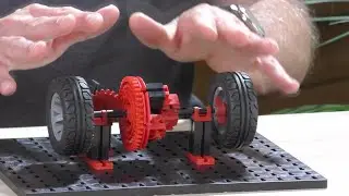 Getriebe (Teil 5): Was ist ein Differentialgetriebe? (mit fischertechnik erklärt)