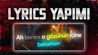 Telefondan Lyrics Dalgalı Yazı Nasıl Yapılır ?? Android Eğitim Türkçe !!