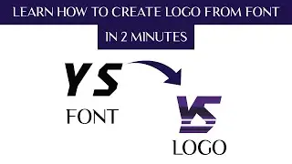 Learn how to design Logo From Fonts in 2 minutes [Best Logo Ideas] [Adobe Illustrator Tutorial]
