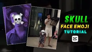 How To Make Skull Emoji Edit In Capcut | Viral Skull Emoji Trend Tutorial | New Trend Skull Face