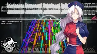 『Black MIDI / Synthesia 3D』 Touhou 8 - Voyage 1969 (Marasy ver.) | 29FroilanJR