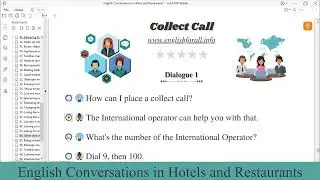 English Conversation | Collect call