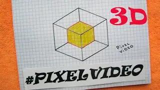 Optical illusion cube 