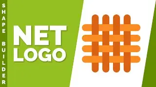 Create Net logo in Adobe Illustrator using Shape Builder Tool