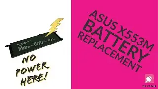 Asus X553M - Battery Replacement