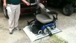 SilverStar Full Platform Lift - Power Chair On Vehicle