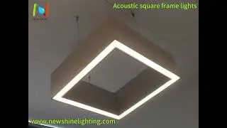 New Shine Lighting acoustic square linear light