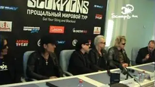Пресс-конференция группы Scorpions в Минске 2010