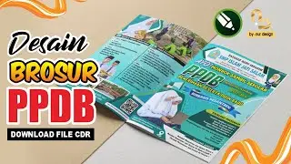 DOWNLOAD Desain Brosur PPDB Sekolah SMP Islam Jati Salam -  FREE CDR !!