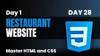 Create Restaurant Website Project Using Html and Css #html #css #projects