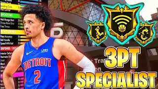 BEST SHOOTING AND DUNKING POINT GUARD BUILD 2K23 NEXT GEN. BEST 6'9 3PT SPECIALIST BUILD.