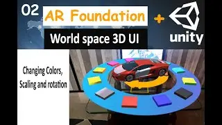 AR Foundation - 3D World space UI