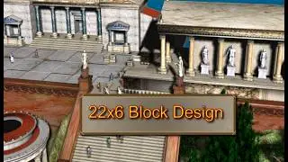 How to design an efficient block in Caesar 3 (22x6)