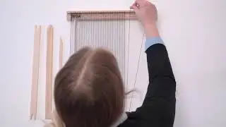 Warping a Weaving Frame Loom