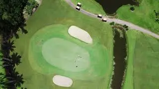 Drone Aerial Golf Course Stock Footage 4K | No Copyright Footage