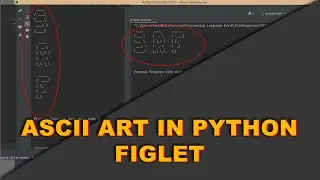 ASCII art in Python Figlet