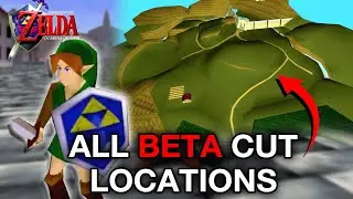 The Complete Cut and Altered Maps of Zelda Ocarina of Time | Cut Content
