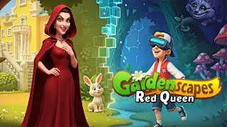 GARDENSCAPES New Acres | Mystery of the RED QUEEN | Gameplay Walkthrough