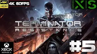 Terminator: Resistance Enhanced [4k 60fps HDR](Xbox Series X) #5 - Дедушка Терминатор)
